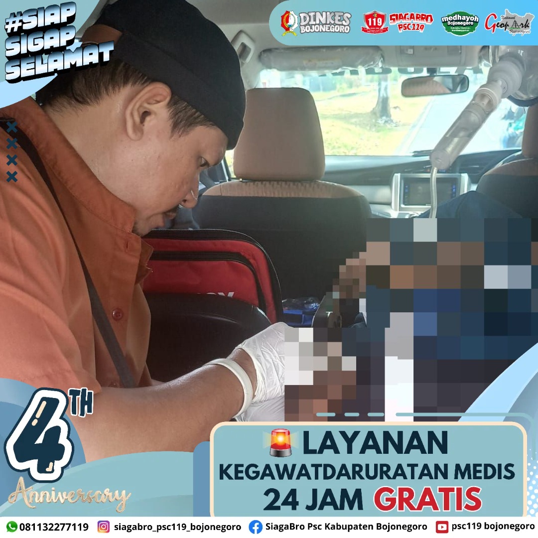 🔰LAPORAN KEJADIAN KEGAWATDARURATAN MEDIS PRA RUMAH SAKIT SIAGA BRO PSC 119 PUSKESMAS BAURENO🔰